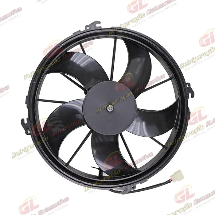 Eletroventilador Universal Soprante 12 Polegadas Perfil Alto Ônibus Spheros/ Thermo King/ Euroar/ VMG Aires 6500hrs - 24 Volts