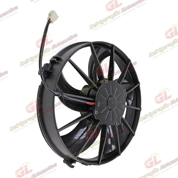 Eletroventilador Universal Soprante 12 Polegadas Perfil Alto Ônibus Spheros/ Thermo King/ Euroar/ VMG Aires 6500hrs - 24 Volts — foto 4