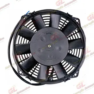 Eletroventilador Universal Spal Aspirante 8 Polegadas Pás reta - 12 Volts OEM: VA14-AP11C/C-34A