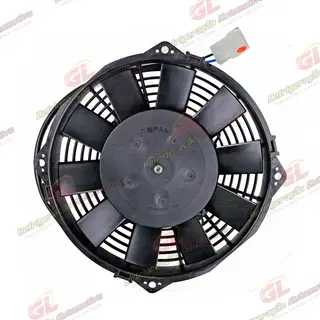 Eletroventilador Universal Spal Soprante 8 Polegadas Pás reta - 12 Volts OEM: VA14-AP11C/C-34S