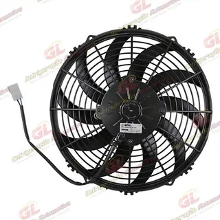 Eletroventilador Universal Spal Aspirante 12 Polegadas Pás Em S - 12 Volts OEM: EV AS.VA10-AP50/C-61A