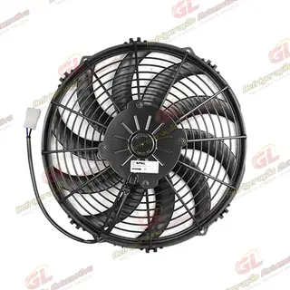 Eletroventilador Universal Spal Soprante 12 Polegadas Pás em S - 12 Volts OEM: VA10-AP50/C-61S