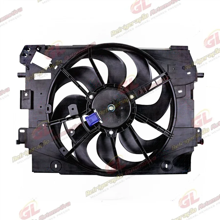 Eletroventilador do Radiador Renault Logan /Sandero 2014> - 12 Volts OEM: 2148180009R