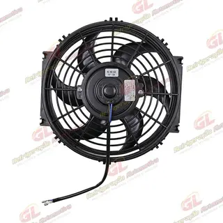 Eletroventilador Universal Soprante 10 Polegadas Pás em S - 12 Volts - Embalagem c/ 10 Pçs