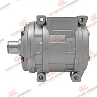 Compressor Modelo 10PA15 Sem Polia Toyota Celica/ Corolla/ 4 Runner/ Máquina Trator LS120/ LS160/ Doosan DX225/ Perfuratriz Furokawa HCR1200