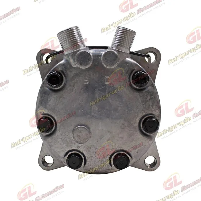 Compressor Modelo AA7H15AA 4627 Trator Uniport 2011> 8 Orelhas - 12 Volts Polia 2A 132mm R134a — foto 7