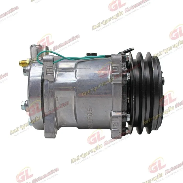 Compressor Modelo 5H14 Universal 8 Orelhas R134a - 24 Volts Polia 2A 132mm — foto 5