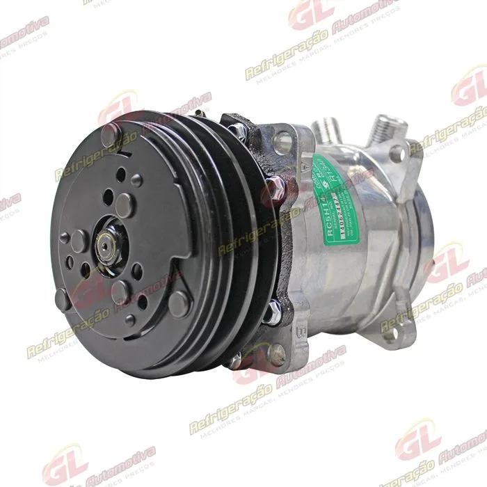 Compressor Modelo 5H14 8 Orelhas - 12 Volts Polia 2A 130mm Universal R134a — foto 2