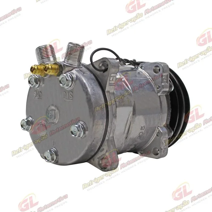 Compressor Modelo 5H14 8 Orelhas - 12 Volts Polia 2A 130mm Universal R134a — foto 6