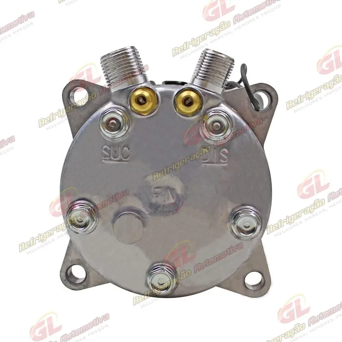 Compressor Modelo 5H14 8 Orelhas - 12 Volts Polia 2A 130mm Universal R134a — foto 7