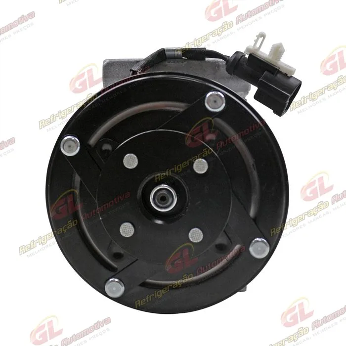 Compressor Ford F250 Motor MWM 10P15 R134a - 12 Volts Polia 6pk 125mm OEM: 2C35-19D629-AA — foto 3