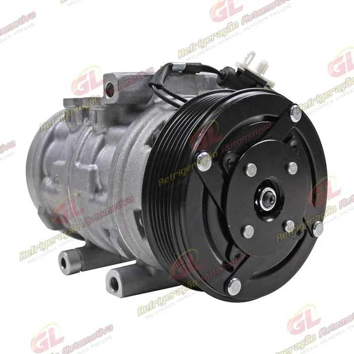 Compressor Ford F250 Motor MWM 10P15 R134a - 12 Volts Polia 6pk 125mm OEM: 2C35-19D629-AA — foto 4