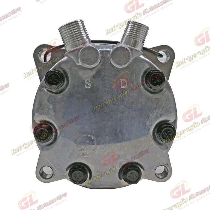 Compressor Modelo AA7H15AA Máquina New Holland 8 Orelhas - 12 Volts Polia 8pk 119mm R134a — foto 7