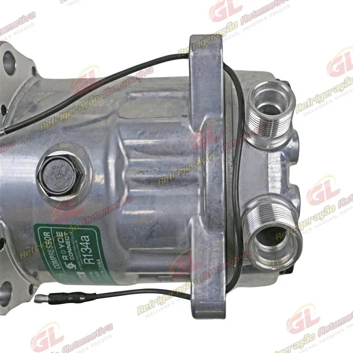 Compressor Modelo AA7H15AA Máquina New Holland 8 Orelhas - 12 Volts Polia 8pk 119mm R134a — foto 9