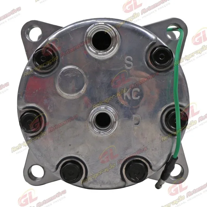 Compressor Modelo AA7H15AA 8 Orelhas Descarga / Sucção Traseira O'ring - 24 Volts Polia 2A 132 mm R134a — foto 5
