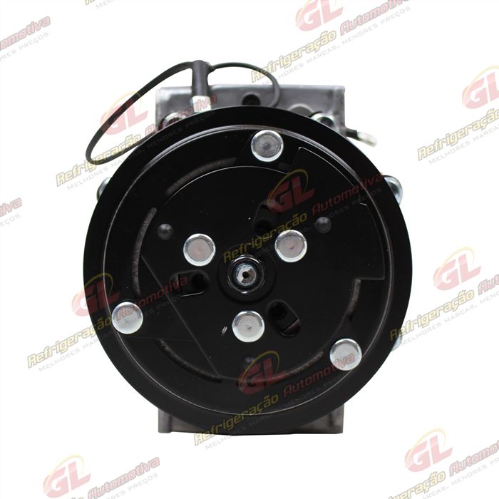 Compressor Modelo AA7H15AA Land Rover Defender Parafuso Passante Descarga / Sucção Traseira O'ring - 12 Volts Polia 8pk 119mm — foto 3