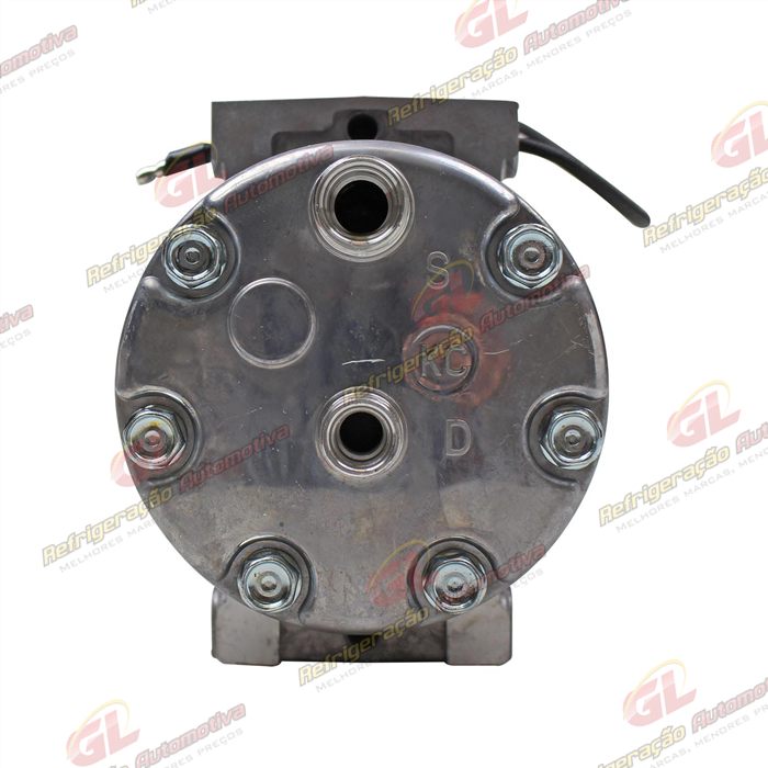 Compressor Modelo AA7H15AA Land Rover Defender Parafuso Passante Descarga / Sucção Traseira O'ring - 12 Volts Polia 8pk 119mm — foto 7