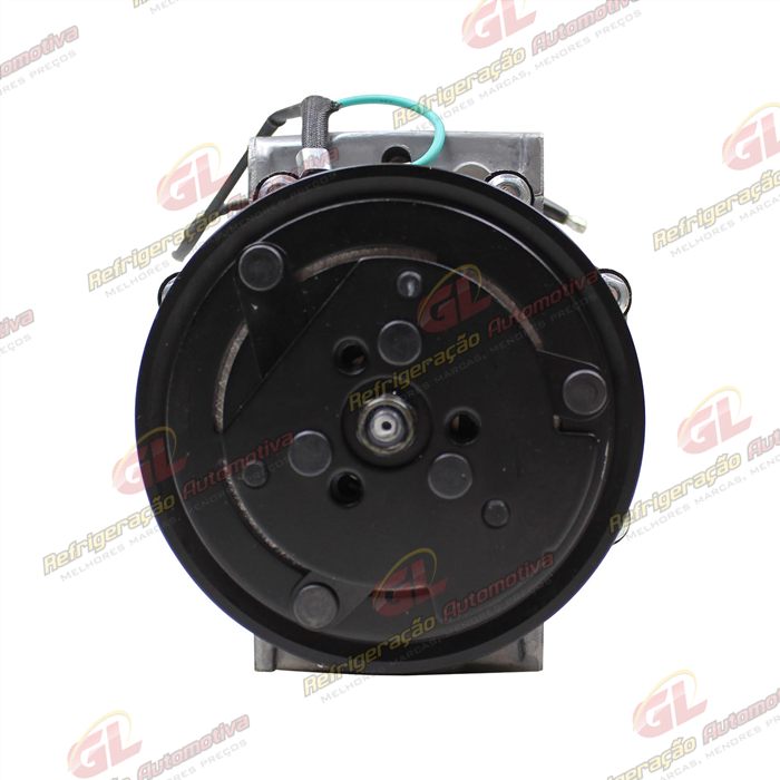 Compressor Modelo AA7H15AA Parafuso Passante Descarga/Sucção Traseira O'ring - 24 Volts Polia 8pk 119mm — foto 3
