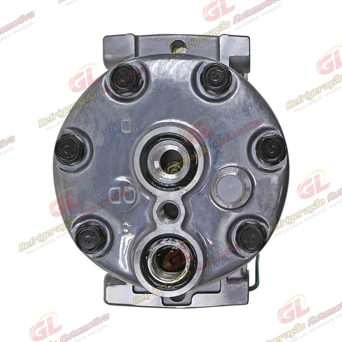 Compressor Modelo AA7H15AA Parafuso Passante Descarga/Sucção Traseira Engate - 24 Volts Polia 8pk 119mm — foto 7