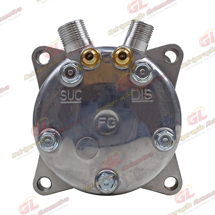 Compressor Modelo 5H14 Universal 8 Orelhas - 12 Volts Polia Canal 1A 124mm R134a — foto 7