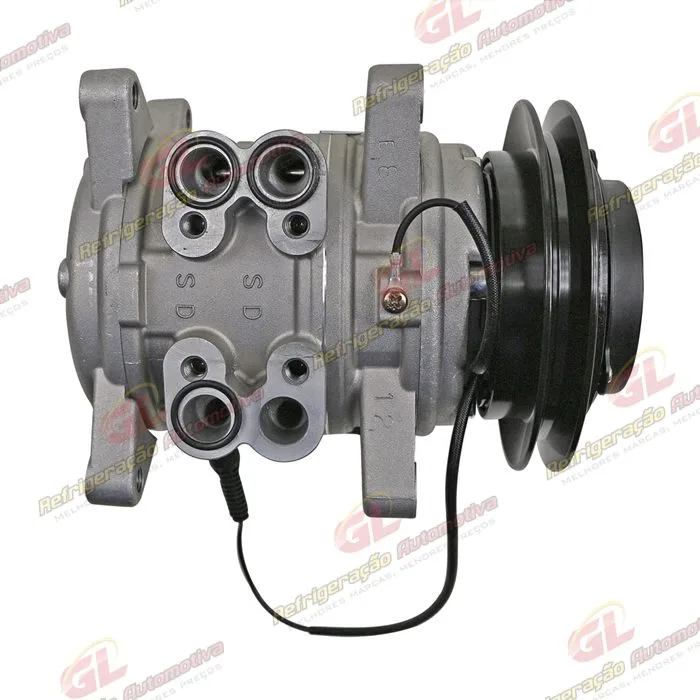 Compressor 10PA15 Modelo 6P148 Universal 8 Orelhas Trator Valtra - 12 Volts Polia Canal 1A 133mm OEM: 82292901 — foto 8