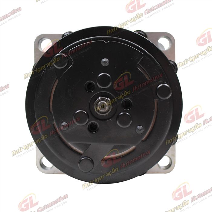 Compressor Modelo AA7H15AA 8 Orelhas Descarga/Sucção Traseira O´ring - 24 Volts Polia 8pk 119mm R134a — foto 3