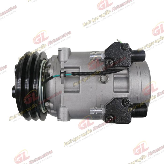 Compressor Modelo TM31HD Ônibus 313cm³ - 24 Volts Polia 2A 158mm R134a — foto 4