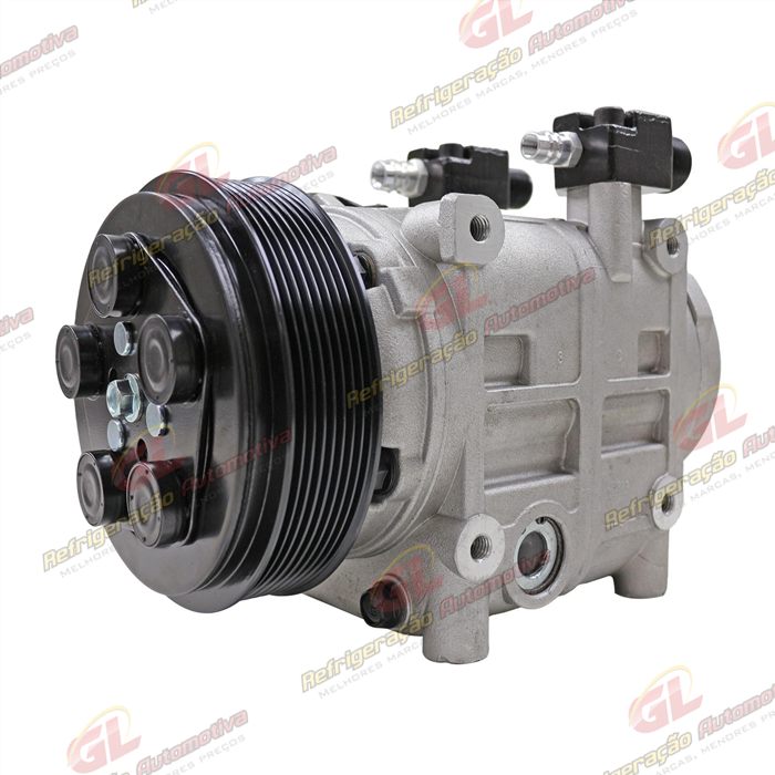 Compressor Modelo TM31HD Ônibus 313 cm³ R134a - 24 Volts Polia 8pk 156mm REMANO — foto 2