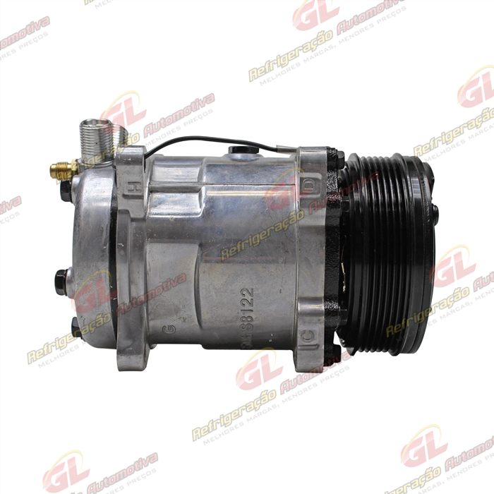 Compressor Modelo AA5H14AA 8 Orelhas - 12 Volts Polia 6pk 119mm Universal R134a — foto 5