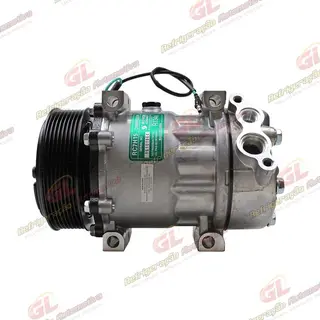 Compressor Modelo AA7H15AA 7980 Caminhão Scania >2007 - 24 Volts 8pk 119mm OEM: 1412263/ 1888034