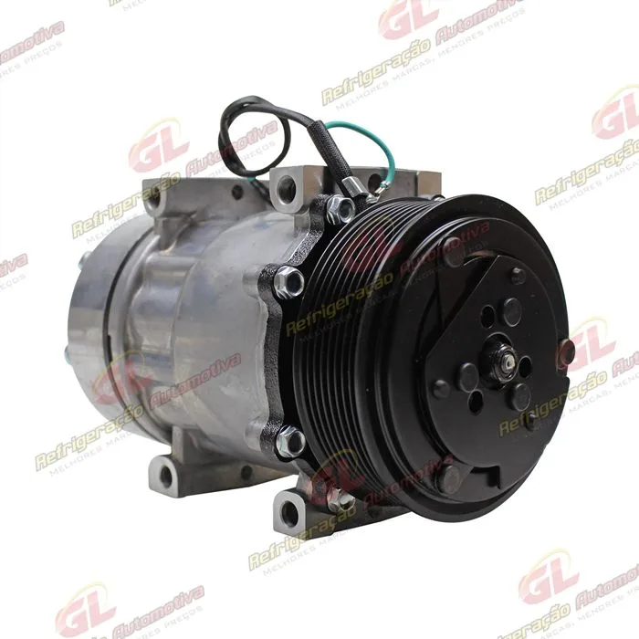 Compressor Modelo AA7H15AA 7980 Caminhão Scania >2007 - 24 Volts 8pk 119mm OEM: 1412263/ 1888034 — foto 4