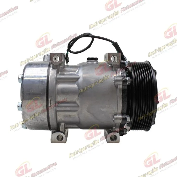 Compressor Modelo AA7H15AA 7980 Caminhão Scania >2007 - 24 Volts 8pk 119mm OEM: 1412263/ 1888034 — foto 5
