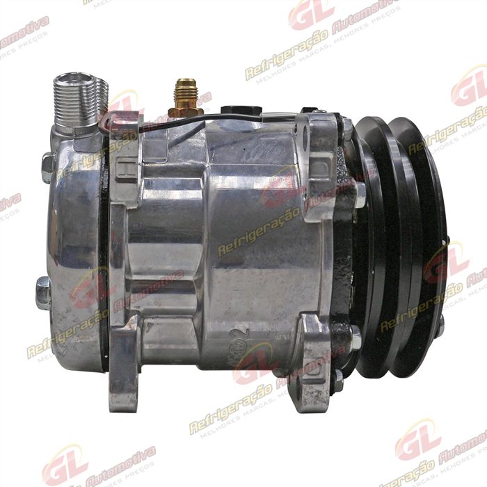 Compressor Modelo 5H09/SE505 8 Orelhas Máquina Caterpillar Mini Carregadeira 299D/ 242D3 - 12 Volts Polia 2A 125mm R134a OEM: 345-4547/ 509-3958 — foto 5