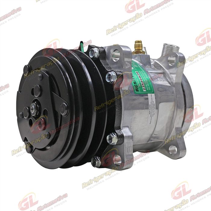 Compressor Modelo SE507 5H11 8 Orelhas - 24 Volts Polia 2A 125mm R134a — foto 2