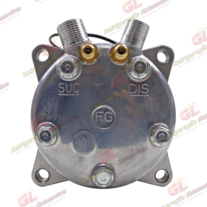 Compressor Modelo 5H14 8 Orelhas - 12 Volts Polia 8pk 123mm Universal R134a — foto 5