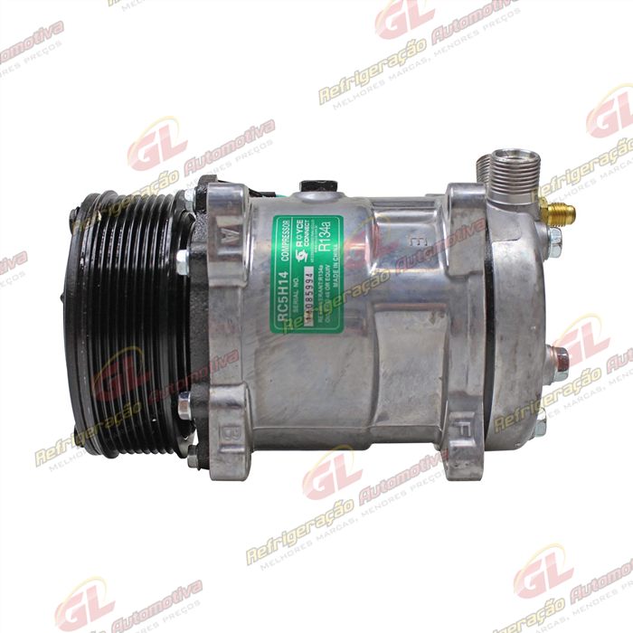 Compressor Modelo AA5H14AA 8 Orelhas - 24 Volts Polia 8pk 121mm Universal R134a