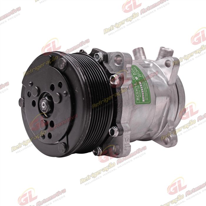 Compressor Modelo AA5H14AA 8 Orelhas - 24 Volts Polia 8pk 121mm Universal R134a — foto 2