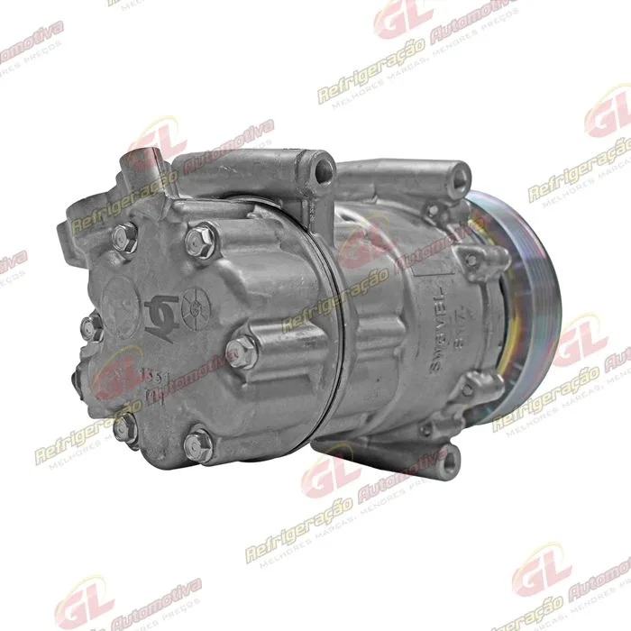 Compressor SD6C12 Citroën C4 Pallas / Peugeot 307 / 208 - 12 Volts Polia 6pk 120mm — foto 6