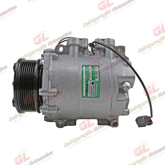 Compressor Honda CRV >2006 - 12 Volts 7pk 102mm