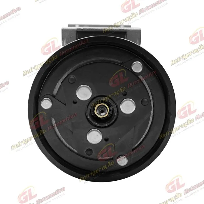 Compressor V5 Renault Scenic/ Megane 2001 Até 2006 1.6 16v. equipado somente c/compr. Korea 7700103536 importado China - 12 Volts Polia 6pk 125mm — foto 3