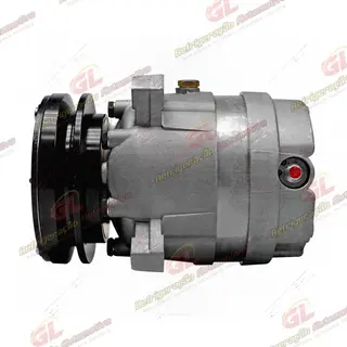Compressor Harrison V5 3 Orelhas Chevrolet S10/ Blazer 2.2 - 12 Volts Polia Canal 1A 120mm R134a OEM: 1135429