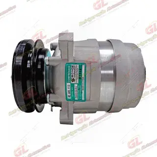 Compressor Harrison V5 4 Orelhas Chevrolet S10/ Blazer 2.2 / Máquina Doosan 75V - 12 Volts Polia Canal 1A 132mm