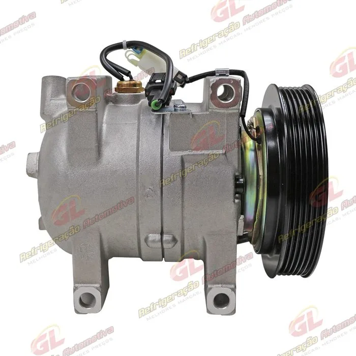Compressor Zexel Nissan Frontier / X-Terra Motor 2.8 Até 2007 - 12 Volts Polia 6pk 143mm — foto 5