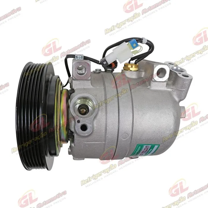 Compressor Zexel Nissan Frontier / X-Terra Motor 2.8 Até 2007 - 12 Volts Polia 6pk 143mm — foto 10