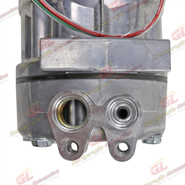 Compressor Modelo AA7H15AA 8290 Caminhão Scania Tração 8x4 2008 Até 2011 Série 5 PGR - 24 Volts Polia 8pk 120mm OEM: 1888033/ 1853081 — foto 7