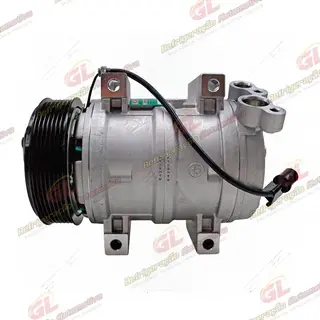 Compressor Modelo Valeo DKS15D Mitsubishi Pajero Dakar / L200 Triton 3.5 Flex 2007> - 12 Volts Polia 7Pk OEM: MN123624 / Z0009895A