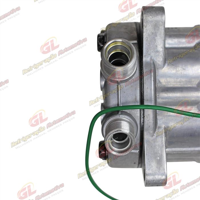 Compressor SANDEN Original 4741 AA7H15AA 8 Orelhas 200cc - 24 Volts Polia 2A 125mm — foto 8