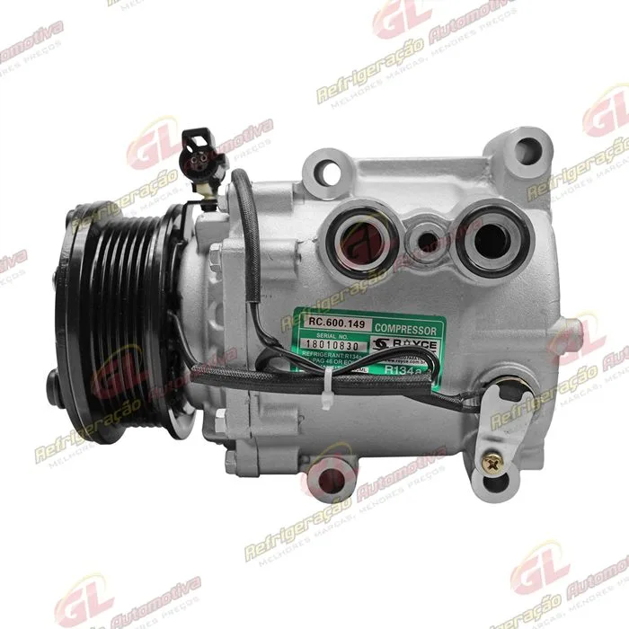 Compressor Ford Focus 2007> Motor Duratec - 12 Volts Polia 6pk 95mm