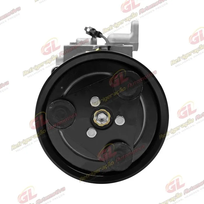 Compressor Modelo Halla Hyundai Santa Fé 2.0 8 Válvulas 2001 Até 2009 - 12 Volts Polia 6pk 118mm — foto 3