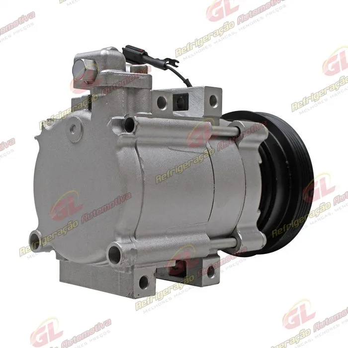 Compressor Modelo Halla Hyundai Santa Fé 2.4 8 Válvulas 2001 Até 2009 - 12 Volts Polia 5pk 123mm — foto 6